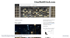 Desktop Screenshot of iammattfried.com