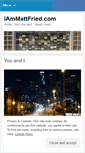 Mobile Screenshot of iammattfried.com